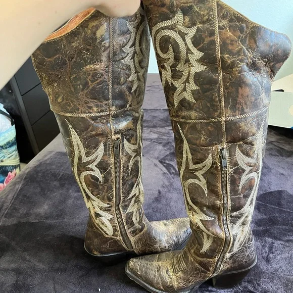 Dan Post Jilted knee high boots - Picture 6 of 7